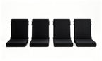 Outdoor Dining Chair Cushions Set of 2 & 4 Sets, 18" x 18" x 3.15"