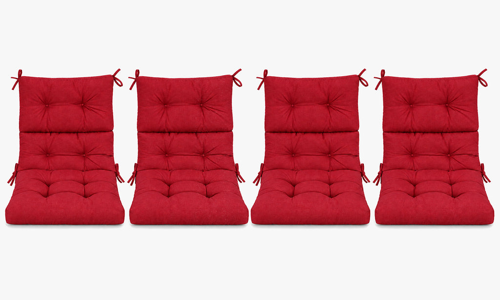 Patio Chair Cushion Set – 2 & 4 Sets, 21" x 20" x 3.5"