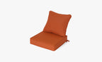 Outdoor Deep Seat Cushion 1 Set, 24" x 24" x 5.5"