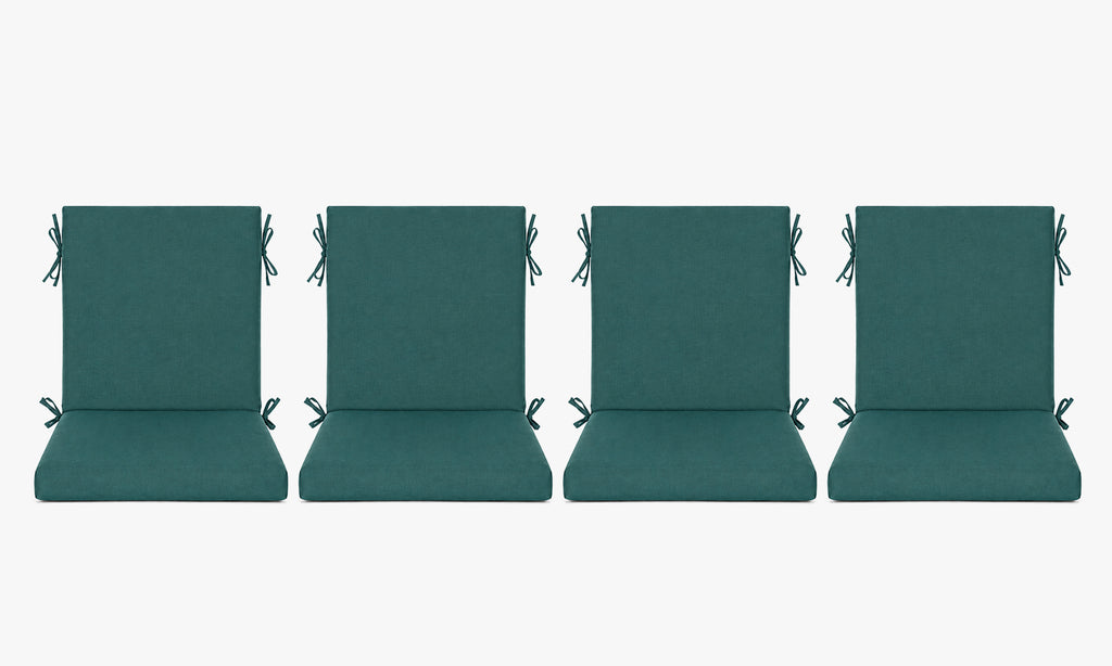 Outdoor Dining Chair Cushions Set of 2 & 4 Sets, 21" x 20" x 3.15"