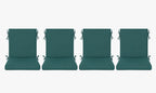 Outdoor Dining Chair Cushions Set of 2 & 4 Sets, 21" x 20" x 3.15"