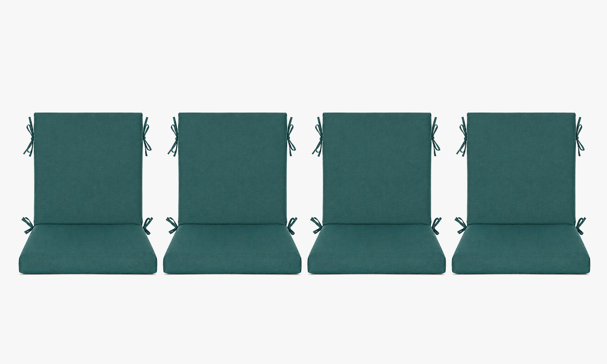 Outdoor Dining Chair Cushions Set of 2 & 4 Sets, 18" x 18" x 3.15"
