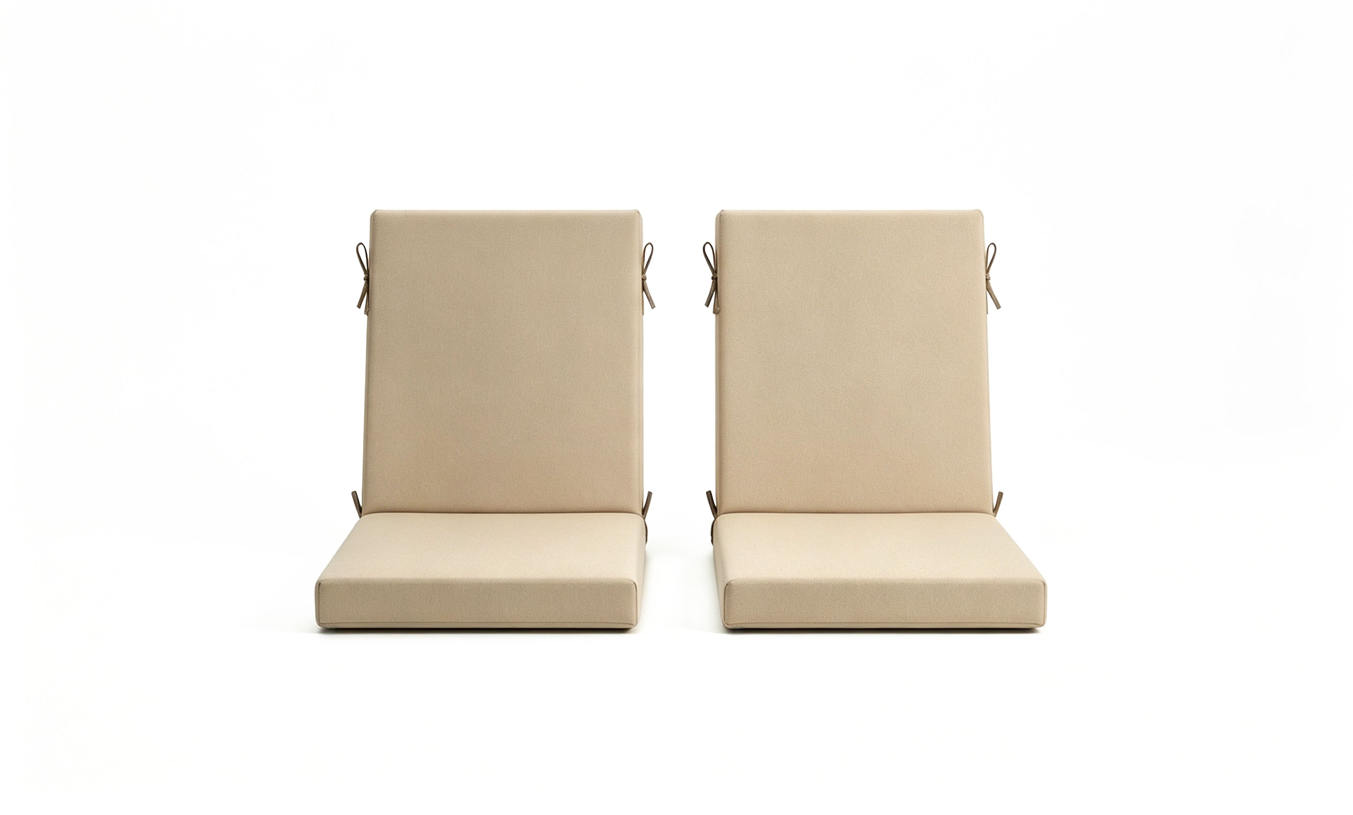 Outdoor Patio/Terrace Chair Cushion Set 18 x 18 x 3.15 Inches