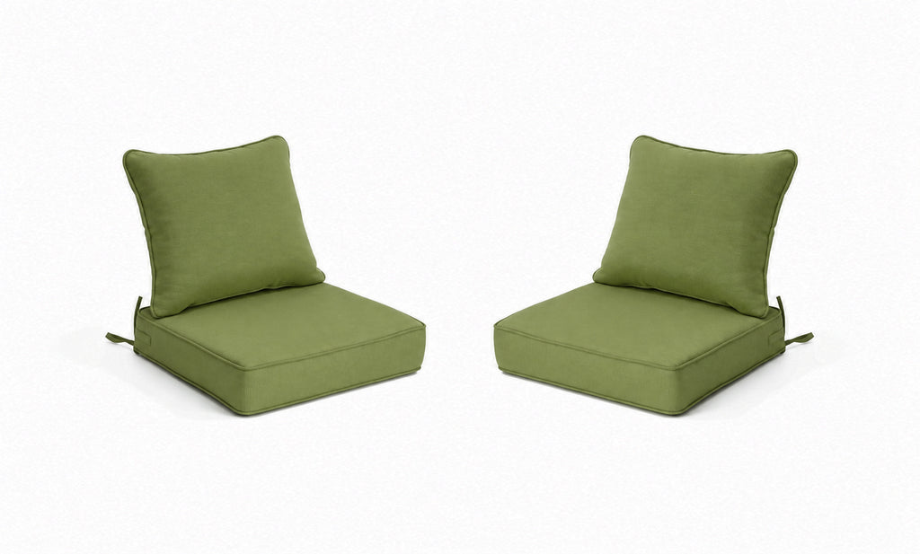 Outdoor Deep Seat Cushion 2 Sets, 22" x 22" x 4.5"