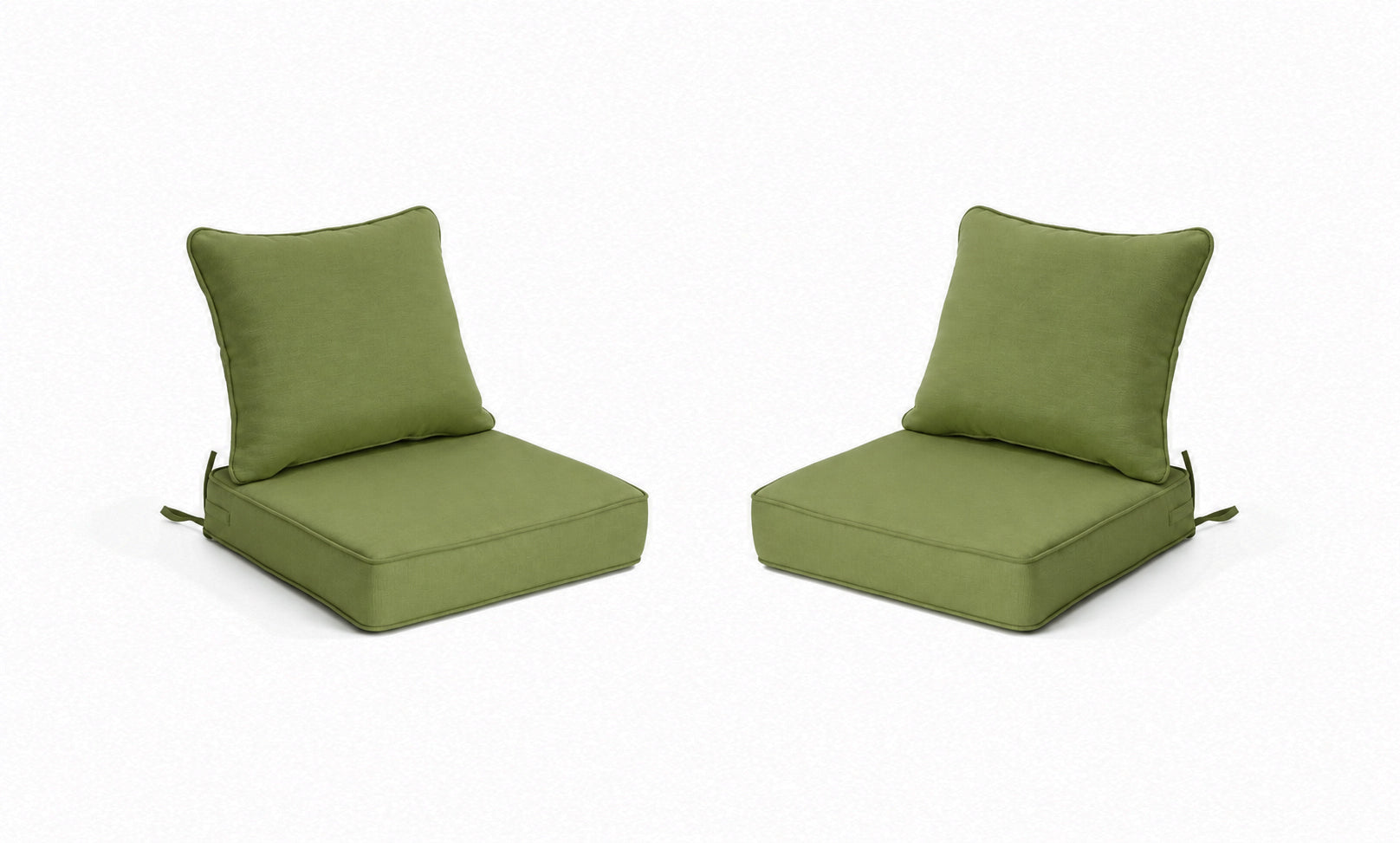 Outdoor Deep Seat Cushion 2 Sets, 22" x 22" x 4.5"