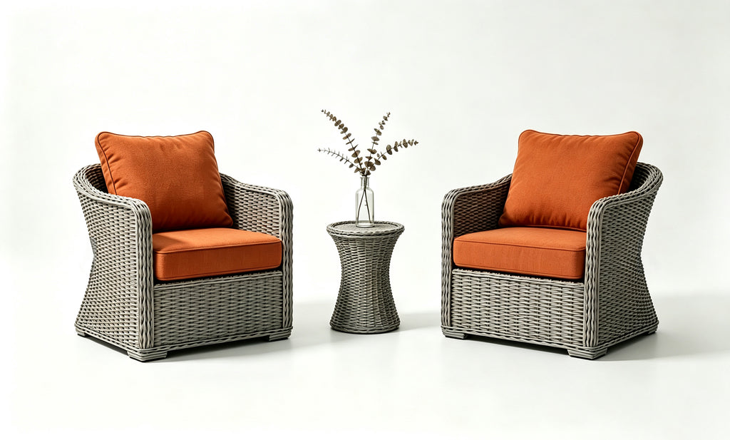 Outdoor Deep Seat Cushion 2 Sets, 24" x 24" x 5.5"