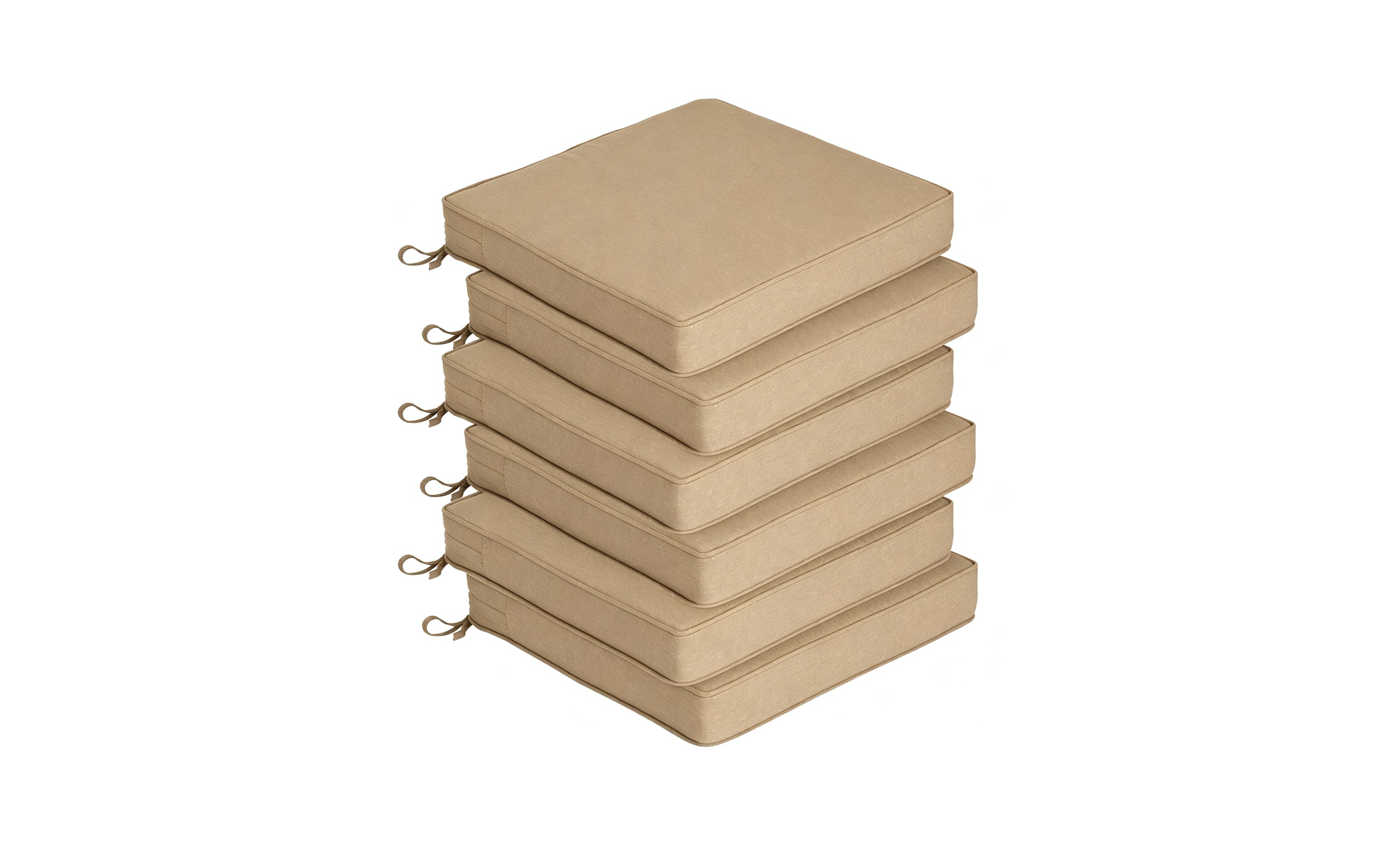 Outdoor chair cushion, dimensions 24x24x4 inches