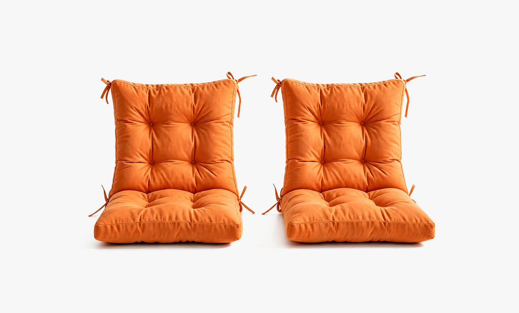 Patio Chair Cushion Set – 2 & 4 Sets, 18" x 18" x 3.5"