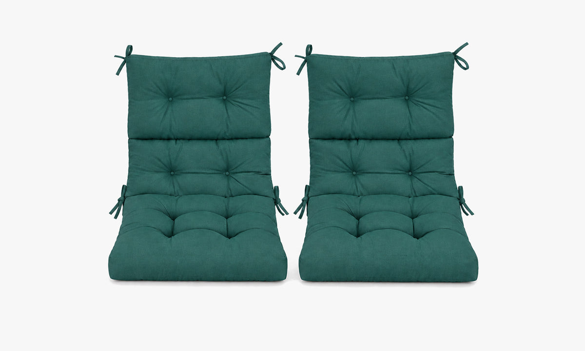 Patio Chair Cushion Set – 2 & 4 Sets, 21" x 20" x 3.5"