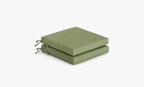 Outdoor Chair Cushions 2-Pack, 20" x 20" x 3.1", Green