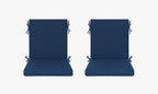 Outdoor Dining Chair Cushions Set of 2 & 4 Sets, 21" x 20" x 3.15"