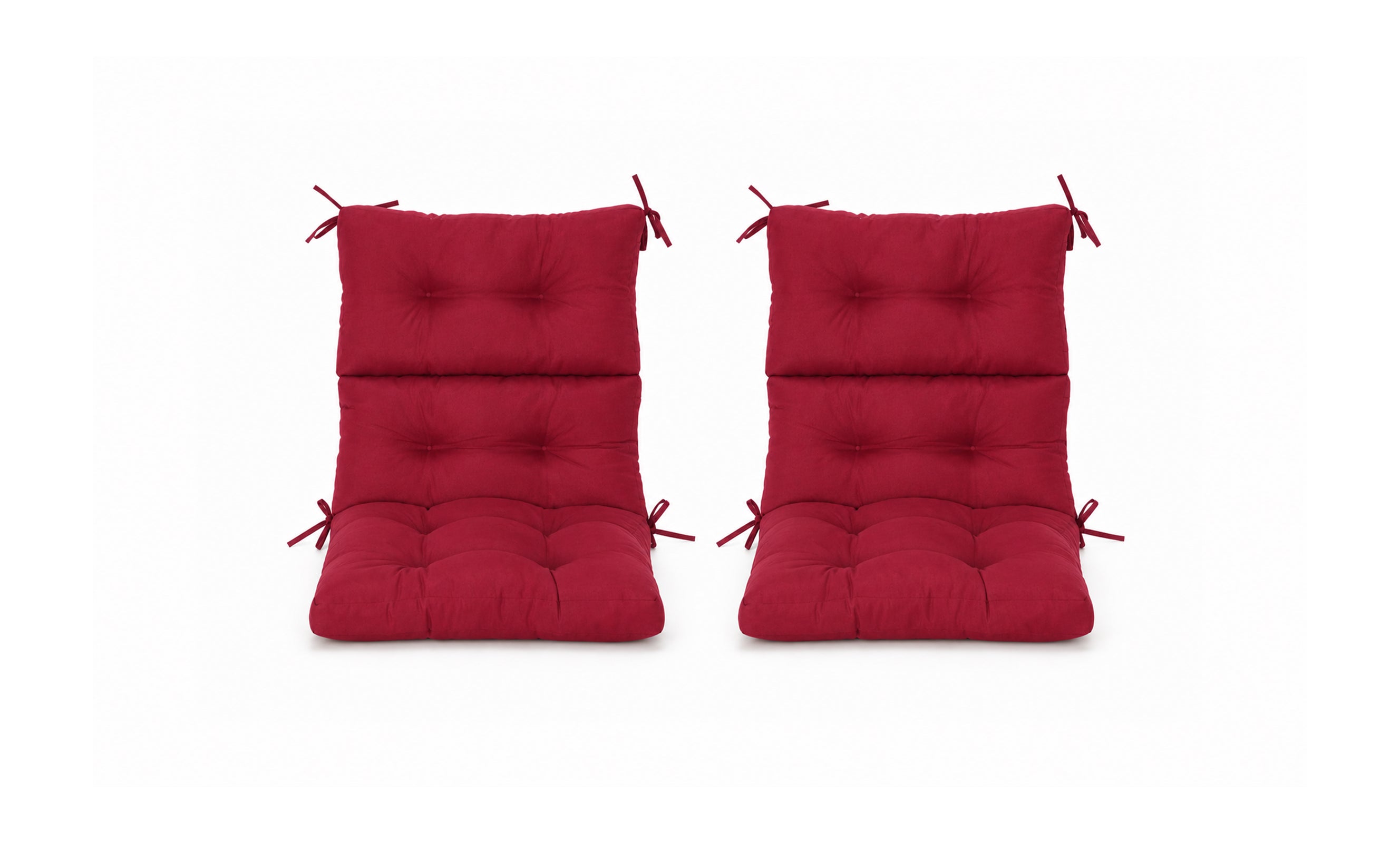 Patio Chair Cushion Set – 2 & 4 Sets, 21" x 20" x 3.5"