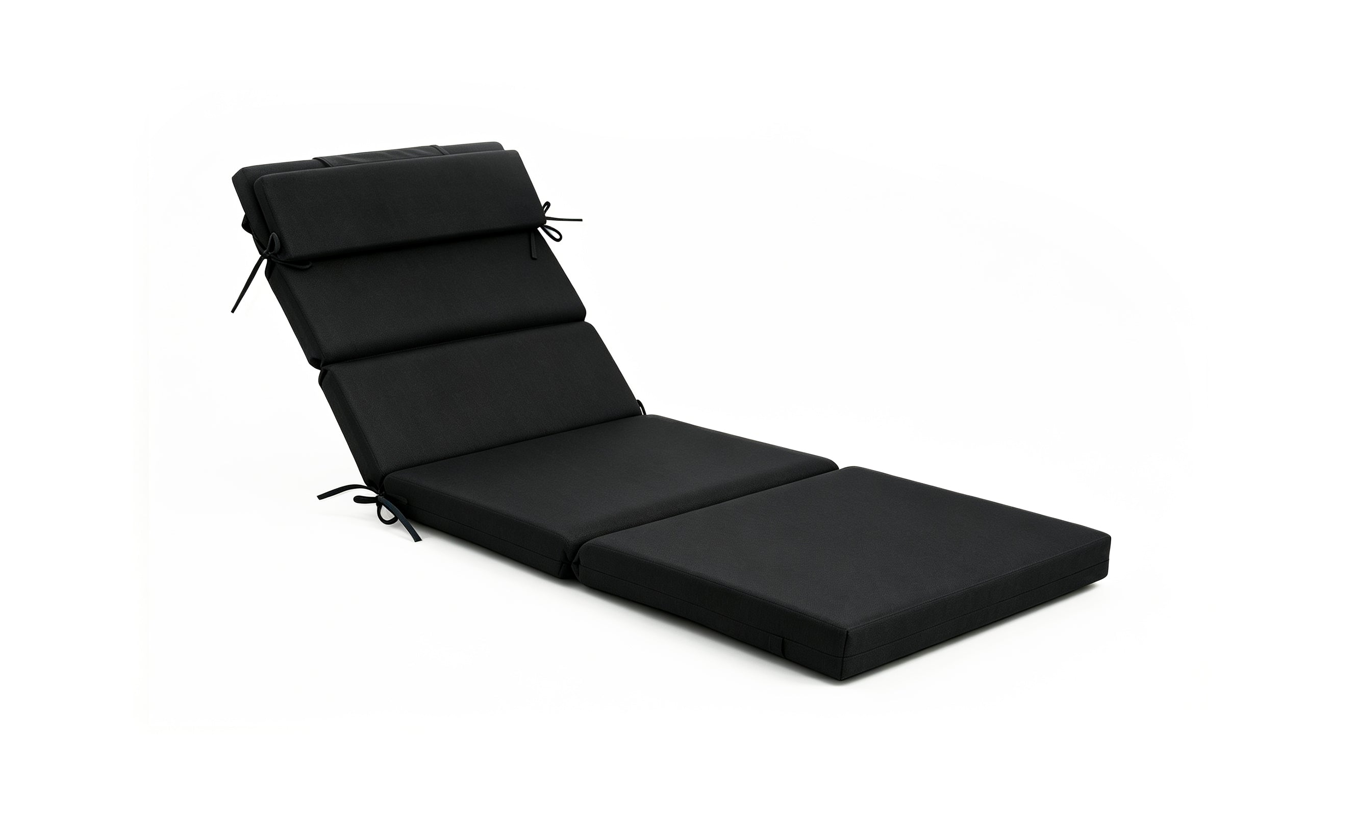 Outdoor Lounge Chair Cushion with Headrest – Dimensions: 42 x 72 x 5.5 Inches