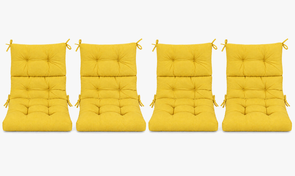 Patio Chair Cushion Set – 2 & 4 Sets, 21" x 20" x 3.5"