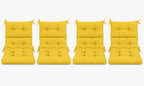 Patio Chair Cushion Set – 2 & 4 Sets, 21" x 20" x 3.5"