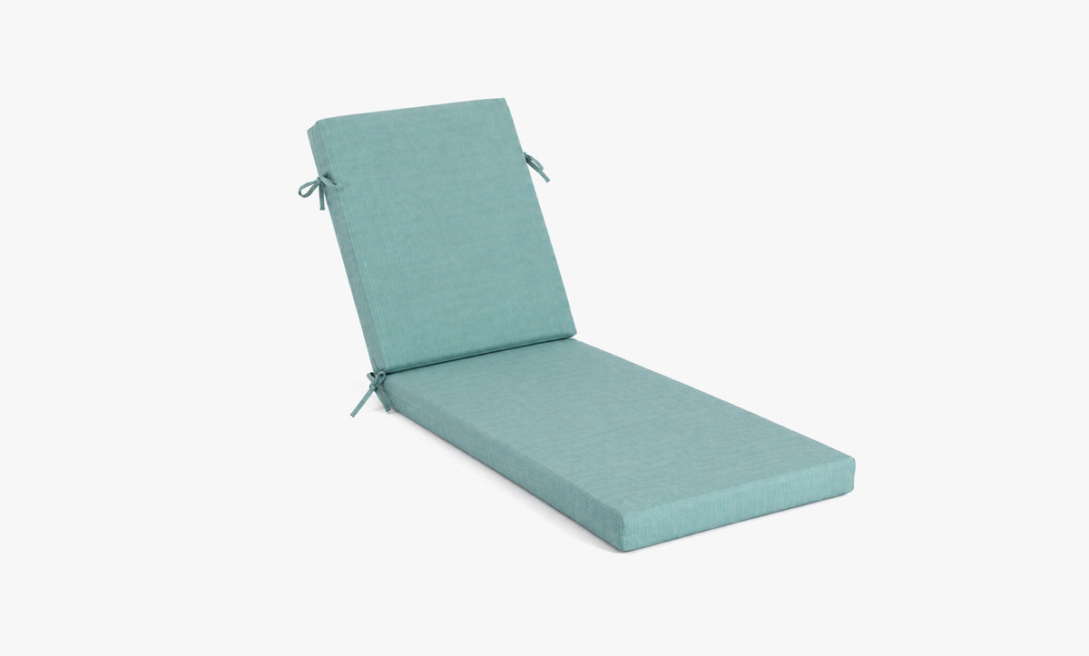 Outdoor Chaise Lounge Cushion, 72" x 21" x 3.1", Light Green