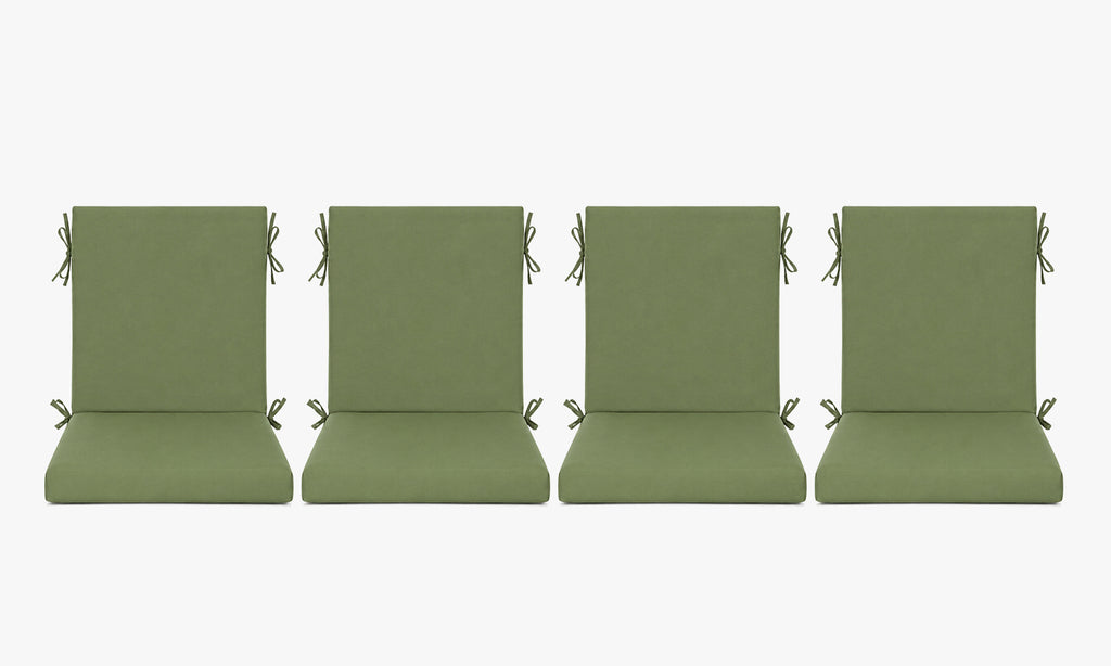 Outdoor Dining Chair Cushions Set of 2 & 4 Sets, 21" x 20" x 3.15"