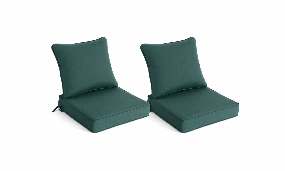 Outdoor Deep Seat Cushion 1 & 2 Sets, 24" x 24" x 5.5"
