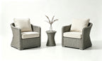Outdoor Deep Seat Cushion 2 Sets, 19" x 19" x 4"