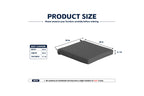 Outdoor Chair Cushions 2-Pack, 20" x 20" x 3.1", Gray