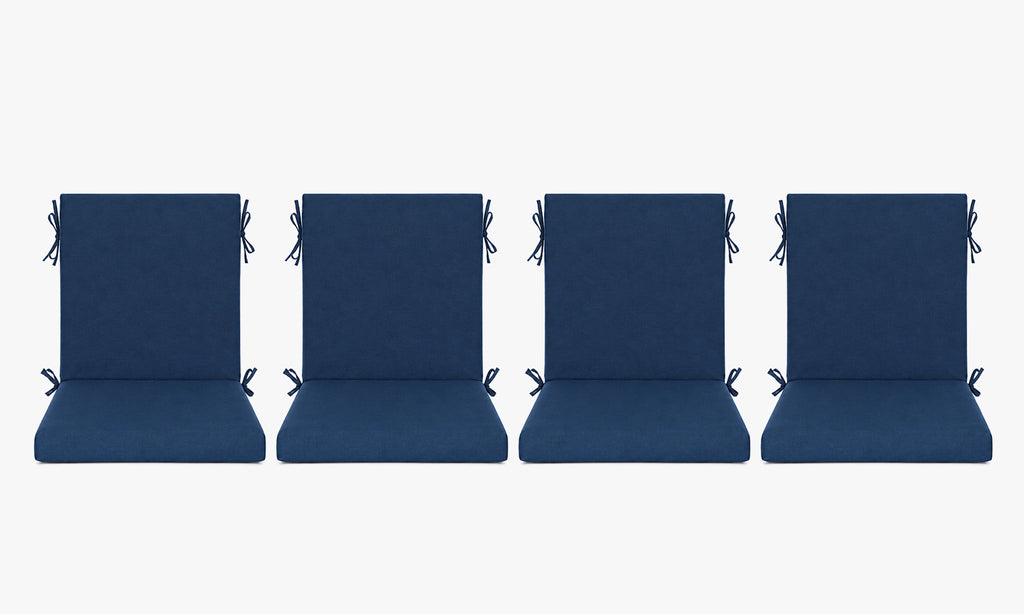 Outdoor Dining Chair Cushions Set of 2 & 4 Sets, 21" x 20" x 3.15"