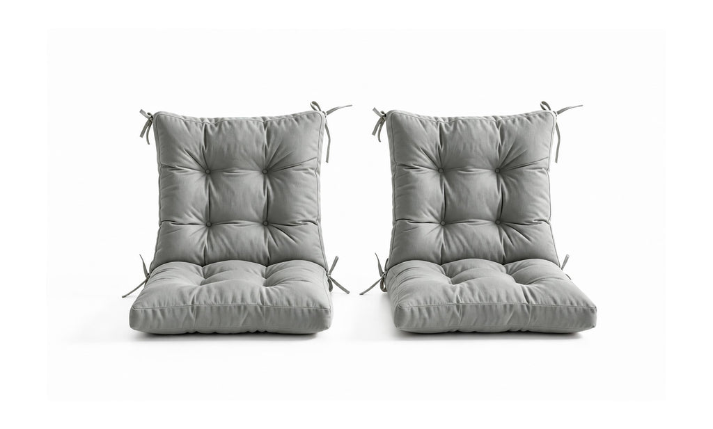 Patio Chair Cushion Set – 2 & 4 Sets, 18" x 18" x 3.5"