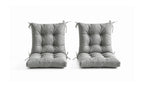 Patio Chair Cushion Set – 2 & 4 Sets, 18" x 18" x 3.5"