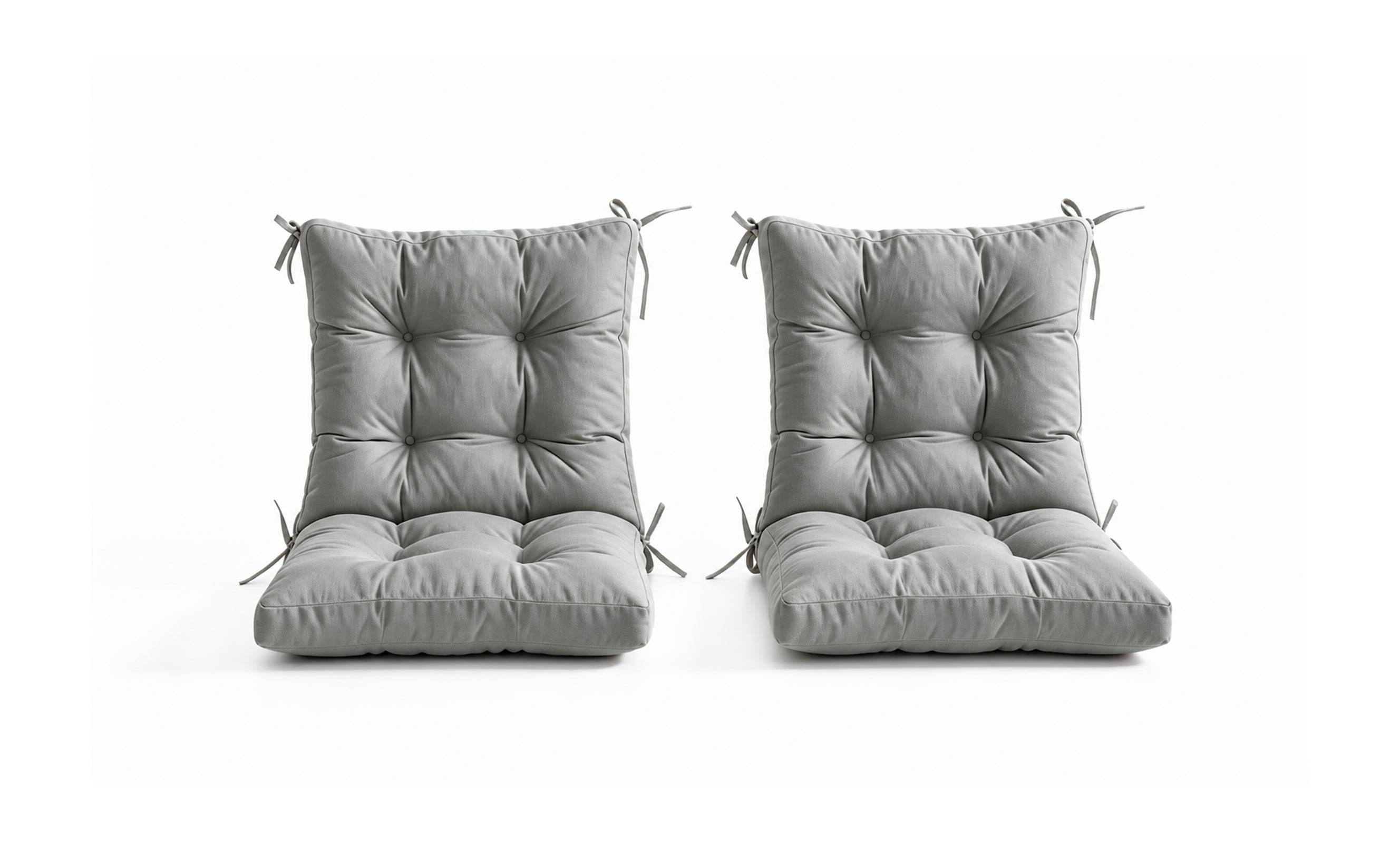 Patio Chair Cushion Set – 2 & 4 Sets, 18" x 18" x 3.5"