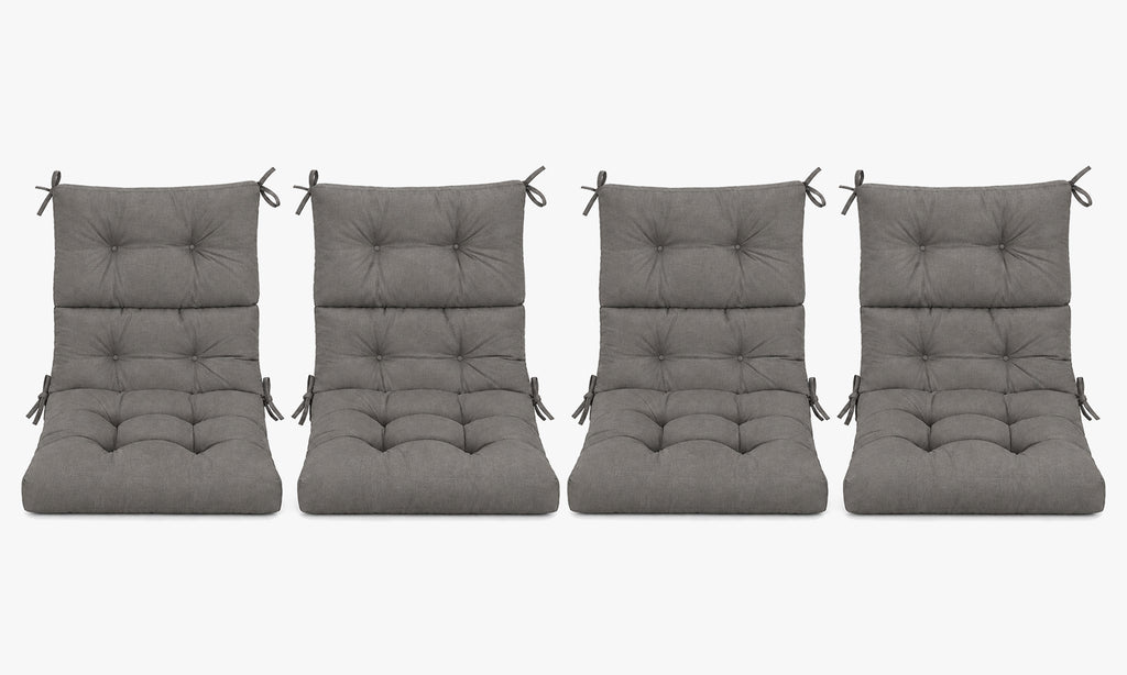 Patio Chair Cushion Set – 2 & 4 Sets, 21" x 20" x 3.5"