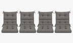 Patio Chair Cushion Set – 2 & 4 Sets, 21" x 20" x 3.5"