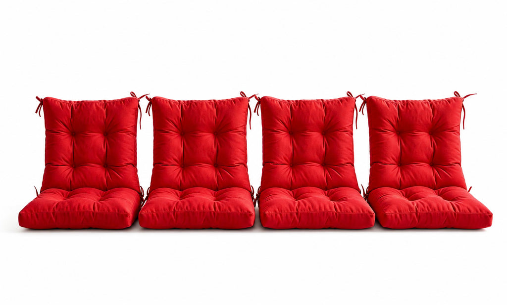 Patio Chair Cushion Set – 2 & 4 Sets, 18" x 18" x 3.5"