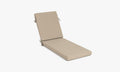 Outdoor Chaise Lounge Cushion, 72" x 21" x 3.1", Brown