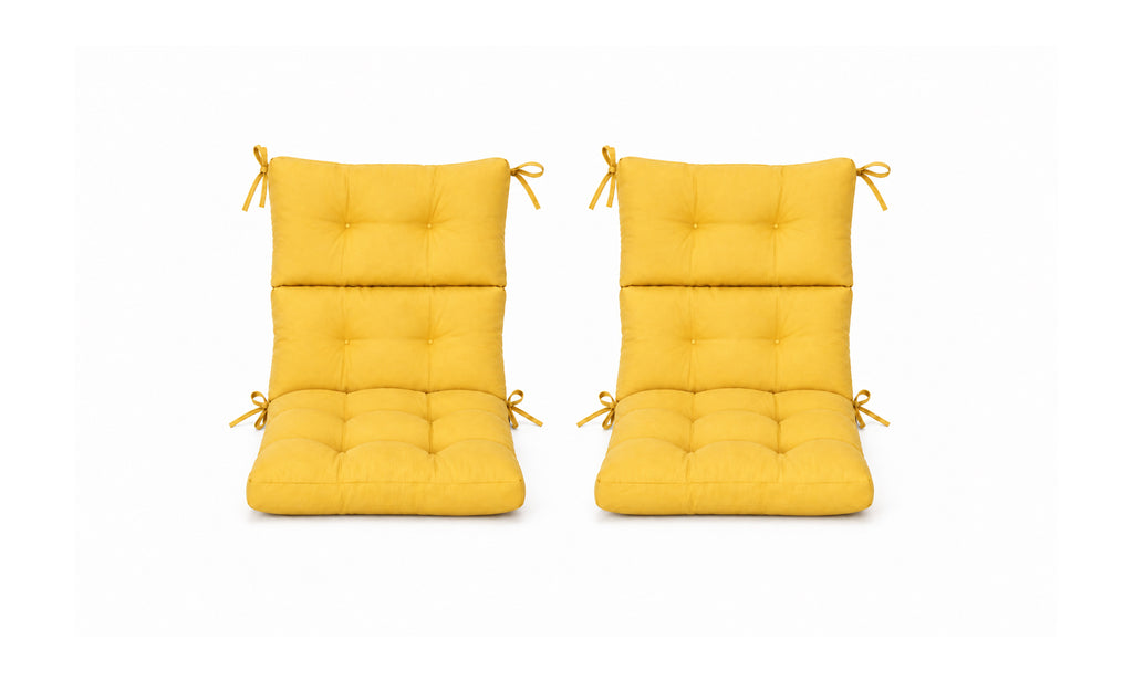 Patio Chair Cushion Set – 2 & 4 Sets, 21" x 20" x 3.5"