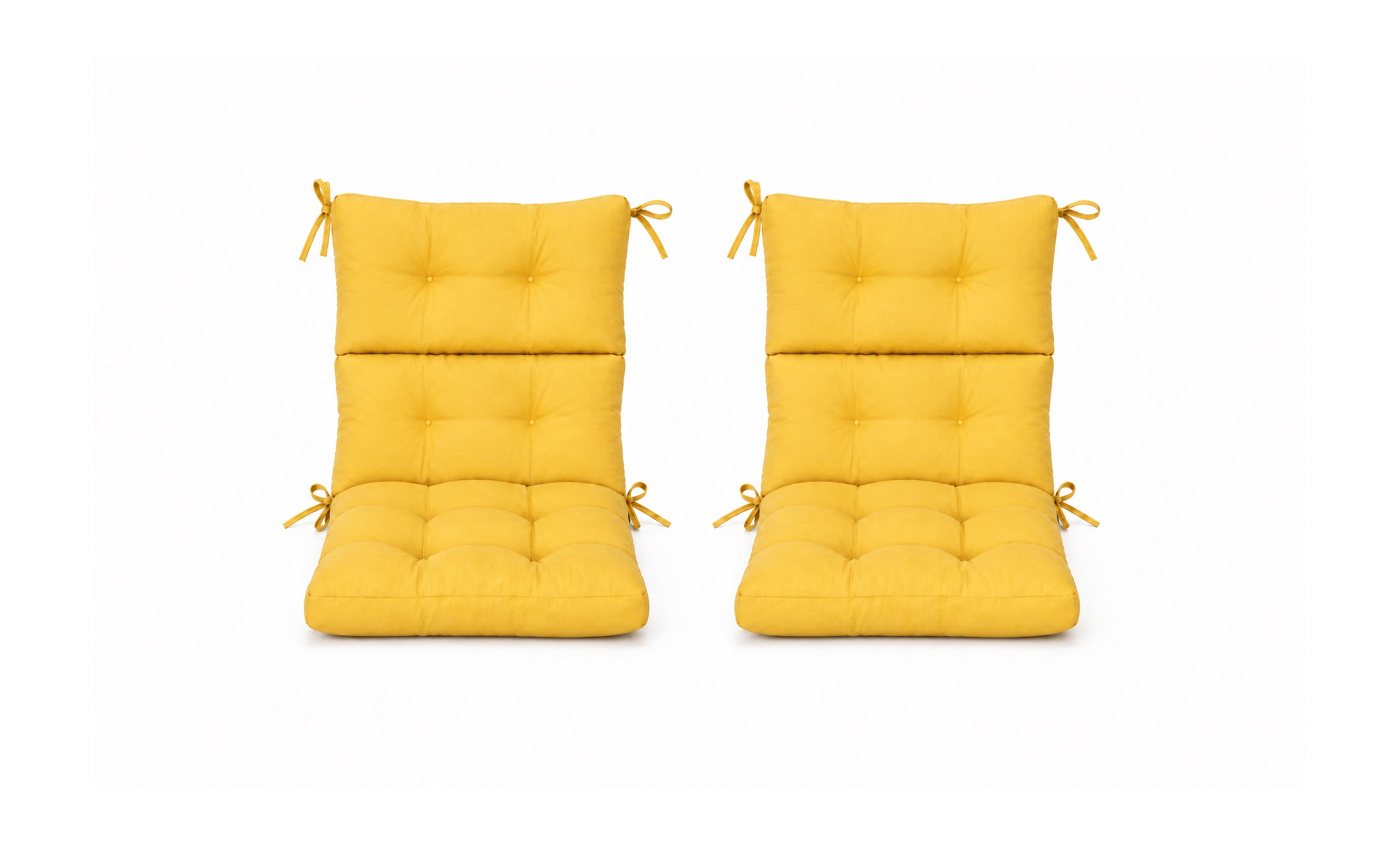 Patio Chair Cushion Set – 2 & 4 Sets, 21" x 20" x 3.5"
