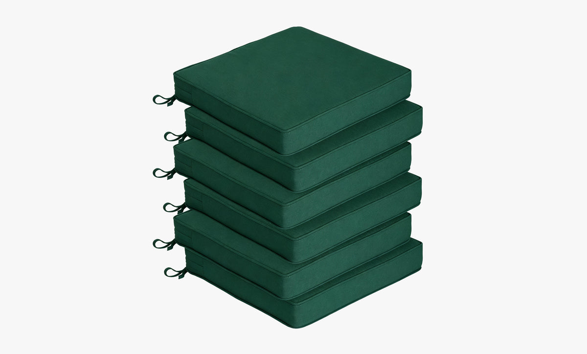 Outdoor Chair Cushion Set 6 Sets, 18.5" x 18.5" x 3.15"