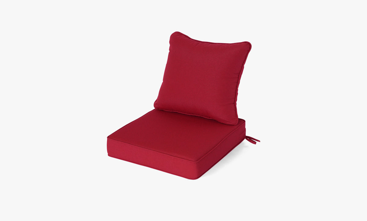 Outdoor Deep Seat Cushion 1 Set, 19" x 19" x 4"
