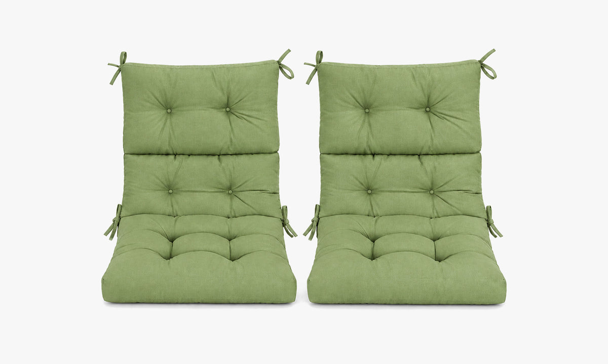 Patio Chair Cushion Set – 2 & 4 Sets, 21" x 20" x 3.5"