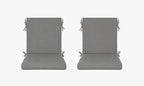 Outdoor Dining Chair Cushions Set of 2 & 4 Sets, 21" x 20" x 3.15"