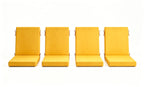 Outdoor Dining Chair Cushions Set of 2 & 4 Sets, 18" x 18" x 3.15"