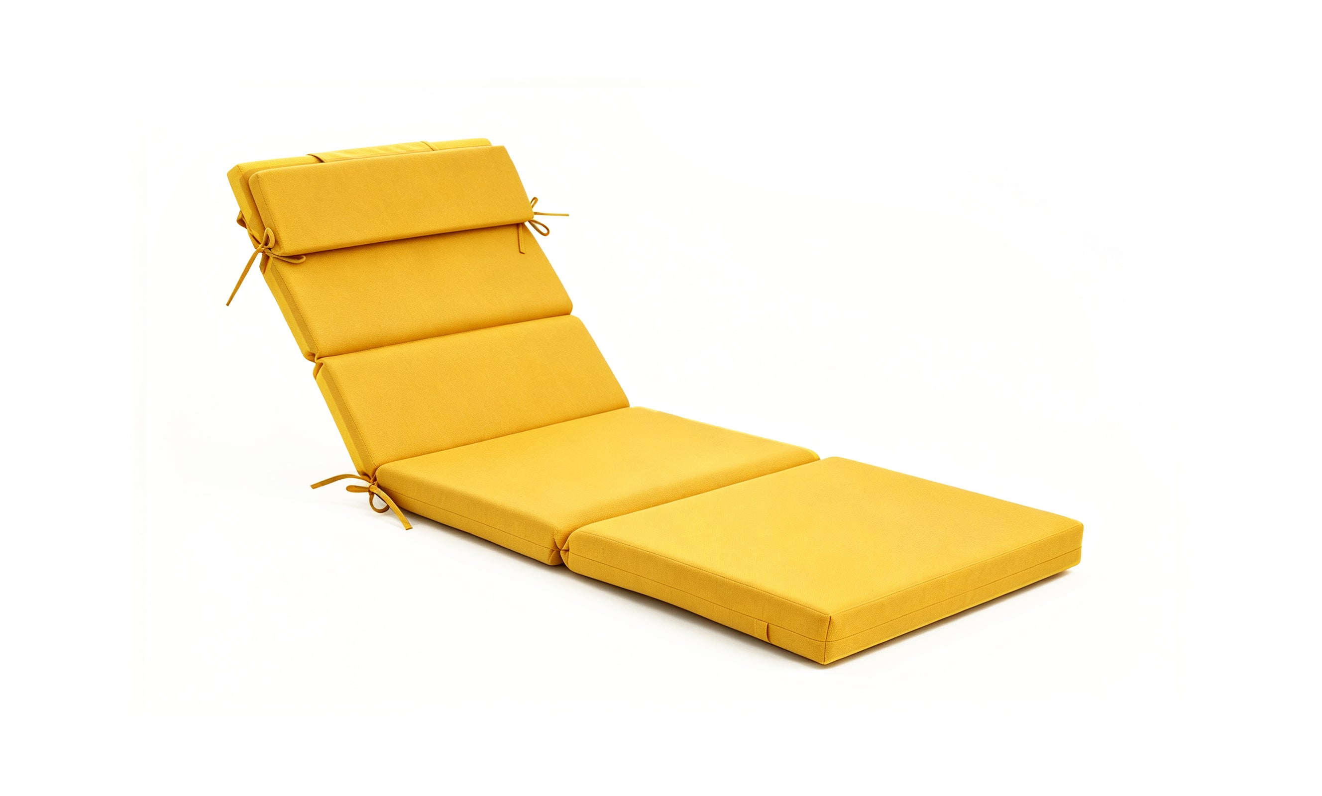 Outdoor Lounge Chair Cushion with Headrest – Dimensions: 42 x 72 x 5.5 Inches