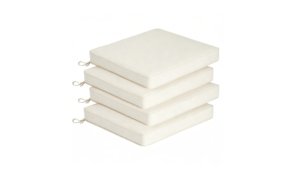 Outdoor Chair Cushion Set 4 Sets, 18.5" x 18.5" x 3.15"