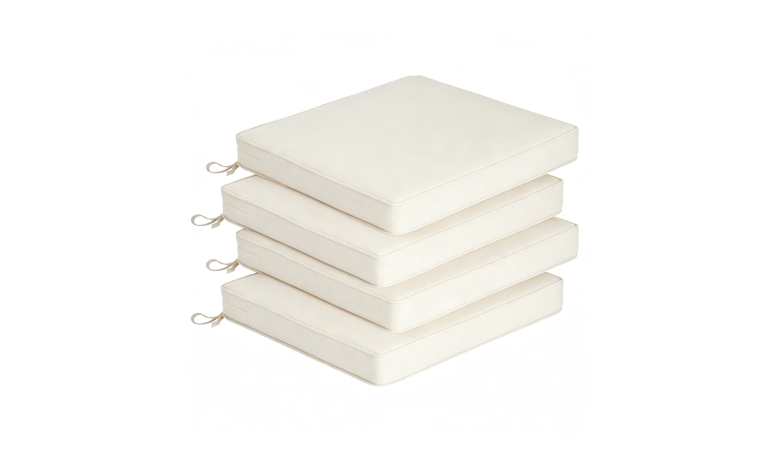 Outdoor Chair Cushion Set 4 Sets, 18.5" x 18.5" x 3.15"