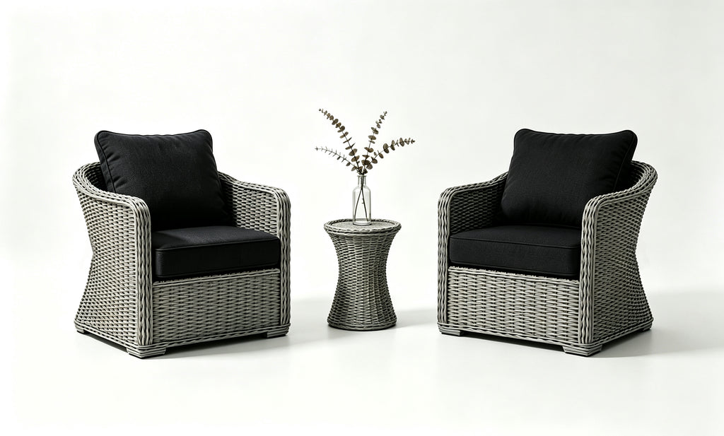 Deep Seating Patio Cushion Set – Available in 2 Piece Sets, 22" x 22" x 4.5"