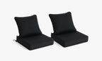 Outdoor Deep Seat Cushion 2 Sets, 22" x 22" x 4.5"
