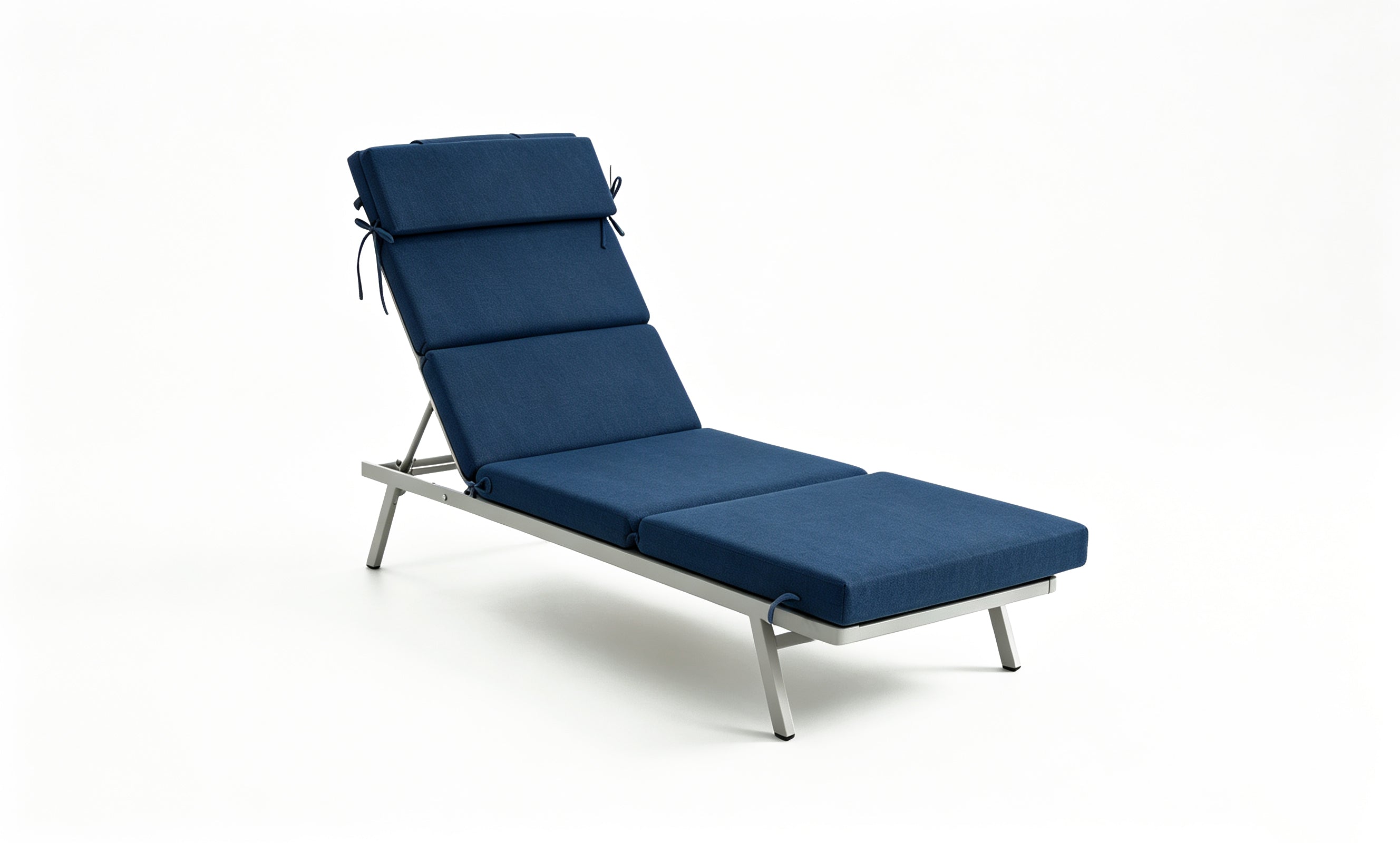 Outdoor Lounge Chair Cushion with Headrest – Dimensions: 42 x 72 x 5.5 Inches
