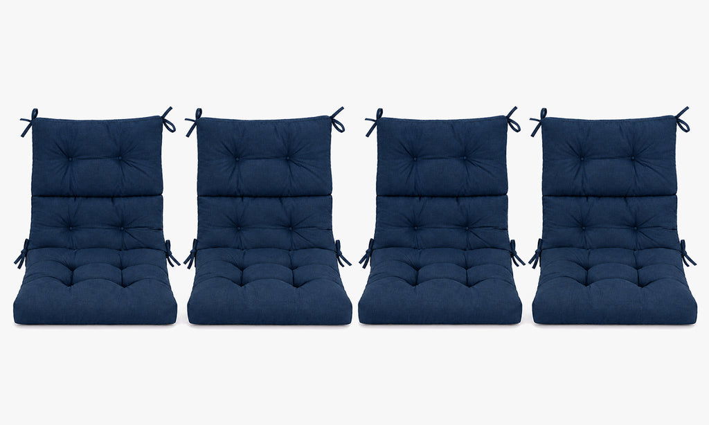 Patio Chair Cushion Set – 2 & 4 Sets, 21" x 20" x 3.5"
