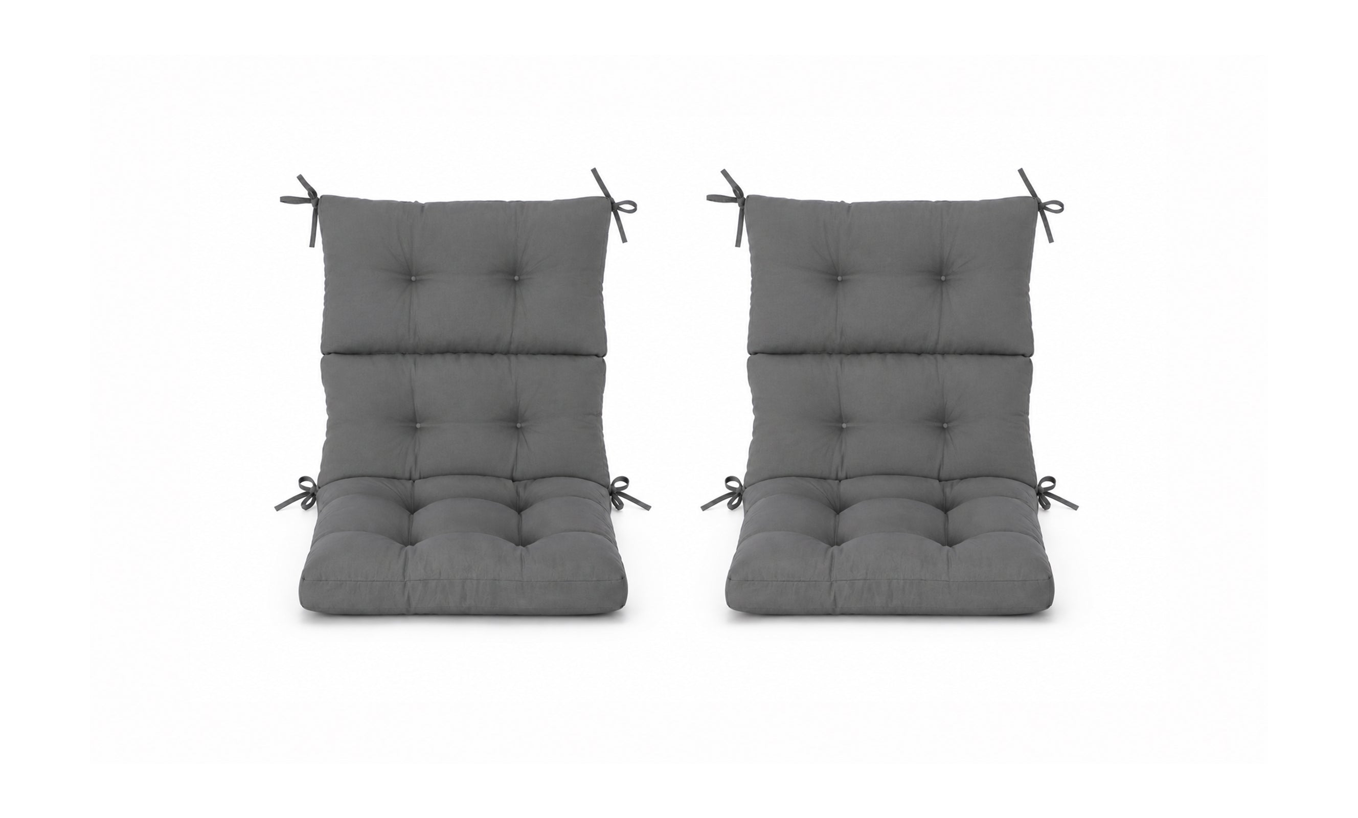 Patio Chair Cushion Set – 2 & 4 Sets, 21" x 20" x 3.5"