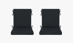 Outdoor Dining Chair Cushions Set of 2 & 4 Sets, 21" x 20" x 3.15"