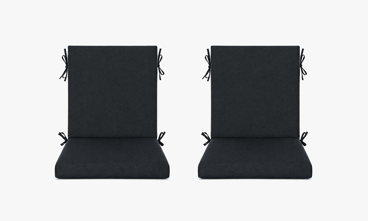 Outdoor Dining Chair Cushions Set of 2 & 4 Sets, 18" x 18" x 3.15"