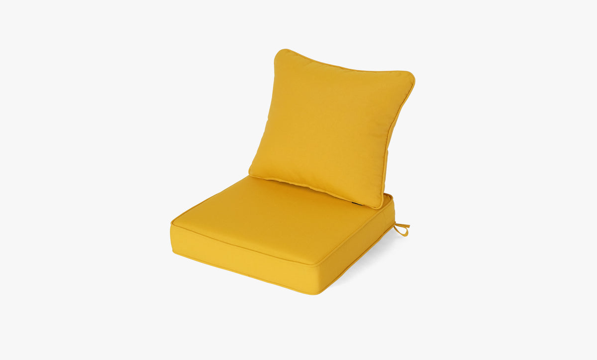 Outdoor Deep Seat Cushion 1 Set, 19" x 19" x 4"